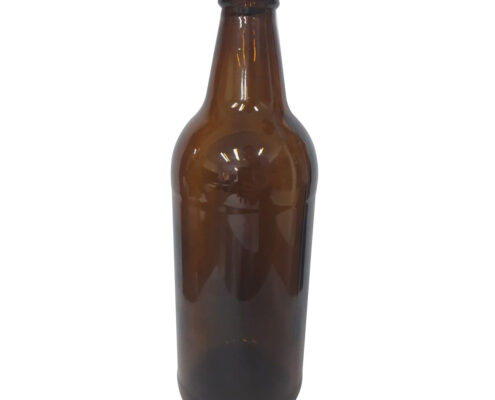 Garrafa Vidro Âmbar - 600 ml-